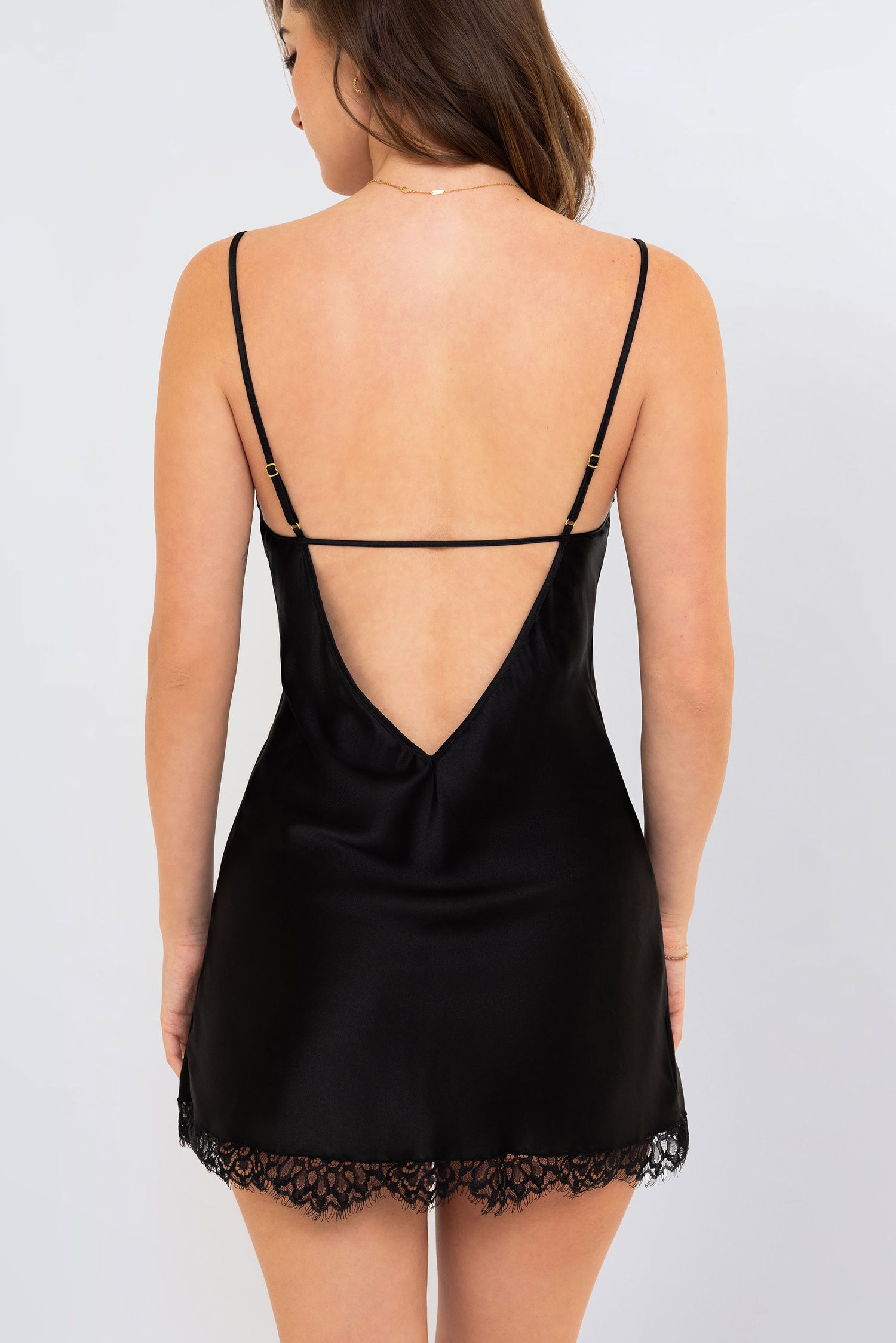 LATE NIGHT CHEMISE - BLACK