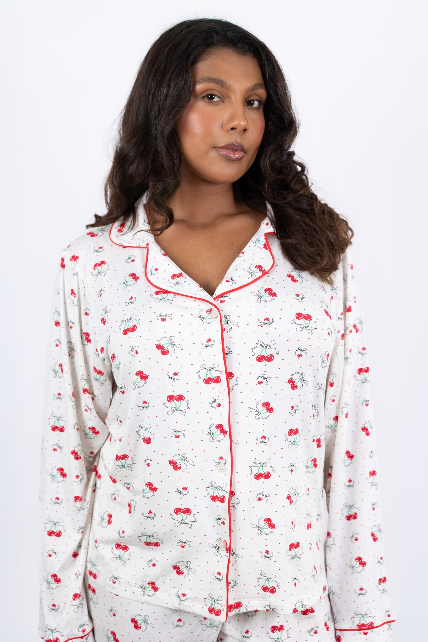 CHERIE PAJAMA PANT SET - IVORY